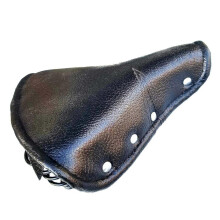 Sella da Bicicletta, 23x25.5 cm Nero, Sella Ampia con Molla in Pelle PU