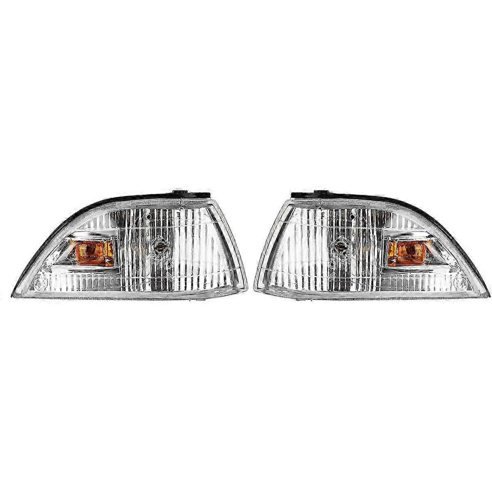 Car Front Corner Lights, 2 Pieces Compatible With Toyota Corolla Ae90 Ee90 1989-1992, Durable White 6901508069084