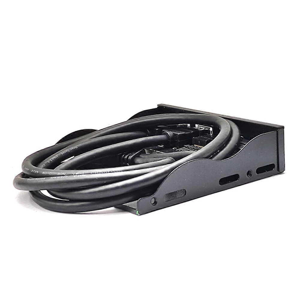 Usb Front Panel 10Gbps Transfer + 2 Ports Usb3.0 Black 6901508068971