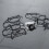 Guarda Hélices, Material Plástico, Compatível com a Série DJI Mini 3, Proteção Leve Preto Cinza 4
