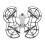Guarda Hélices, Material Plástico, Compatível com a Série DJI Mini 3, Proteção Leve Preto Cinza 3