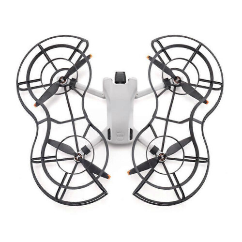 Guarda Hélices, Material Plástico, Compatível com a Série DJI Mini 3, Proteção Leve Preto Cinza 2