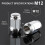 Wheel Nut, M12x1.5 Silver, One-piece Design Solid Metal Anti-cracking Rust-proof 2