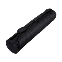 Yoga Mat Opslagtas, Linnenmateriaal 72x17cm, Draagbare Yoga Mat Tas Zwart