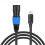 Καλώδιο ήχου USB-C σε XLR Male για τηλέφωνα, λάπτοπ και μίξερ 100cm Μεταλλικό Πλέγμα Μαύρο 4