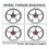 Wheel Nut, M12x1.5 Silver, One-piece Design Solid Metal Anti-cracking Rust-proof 3