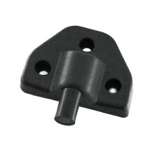 Supporto per copertura merce per Porsche Cayenne 2018-2023 9Y3867777A1E0 ABS Leggero Nero Lato Sinistro