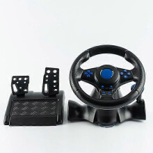 Volante da Corsa, 1850g, Vibrazione a Doppio Motore Volante da 180 Gradi con Pedali