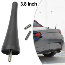 Car Short Antenna, Compatible with Mazda MX-5 Miata 2006-, Aluminum Black 9.6cm Short Stubby Antenna