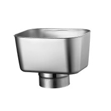 Dakgootconnector, RVS-materiaal (102 mm diameter), Snelle afvoer en anti-wateropbouw
