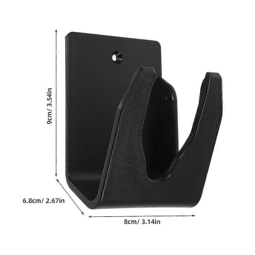 Barcode scanner stand adjustable 2 pack black plastic material space saving 2