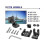 Sensor Mounting Bracket Compatible with XNT/XHS Series Sensors Black Plastic Material 2