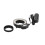 LED Ring Light 0-100% Dimming 3000-40000lx Plastic Black Microscope Illumination 5
