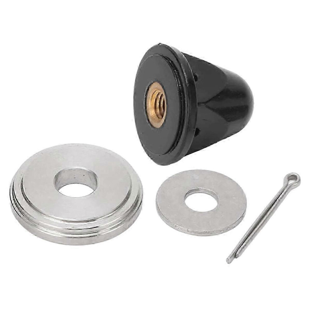 Propeller Nut Bushing Washer Kit, 6L5-45616-00/6L5-45987-01, Fits 4-6Hp (Black & Silver) 6901508075665