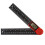 300mm Digital Protractor 2In1 Plastic Protractor Ruler Electronic Measuring Instrument Black 0300mm 1