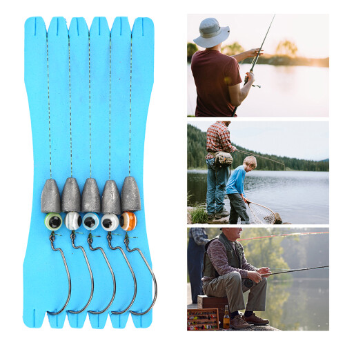 Jigs con ojos 3D, ganchos de acero inoxidable 2