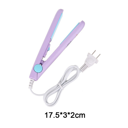 Μίνι σίδερο για μπούκλες 2 σε 1, ιδανικό για ταξίδια, κεραμικό σίδερο για ίσια 1