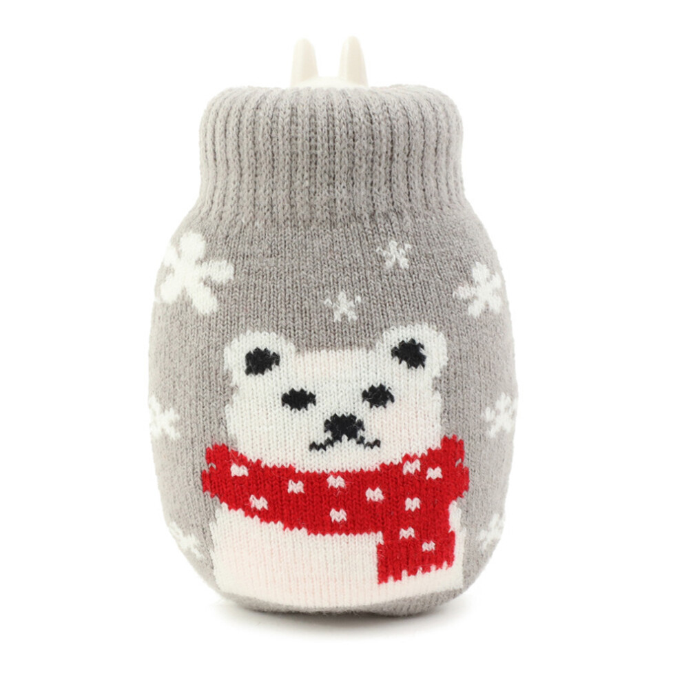Anti Spurt Lip Hot Water Bottle with Cover, Hot Cold Therapy Portable Warm Water Bag for Pain Relief and Compress Treatment, Cute Unique Design Reusa