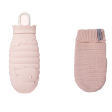 Ympäristöystävällinen silikoninen kuumavesipullo, mikroaaltouunilämmitys, kannettava ja tukeva, sileä kansi, vuotamaton, kuuma- ja kylmähoito,