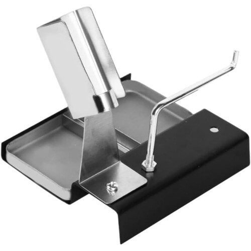Metal Soldering Iron Holder with Heat Resistant Spring Bracket for Workshop Tools 2