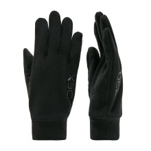 Winter Sports Gloves Black Thermal Grip Ergonomic Fit Breathable Fabric Unisex Size L