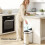 Homcom (Silver) HOMCOM 12L Sensor Bin, Automatic Touchless Motion Sensor Kitchen Bin 4
