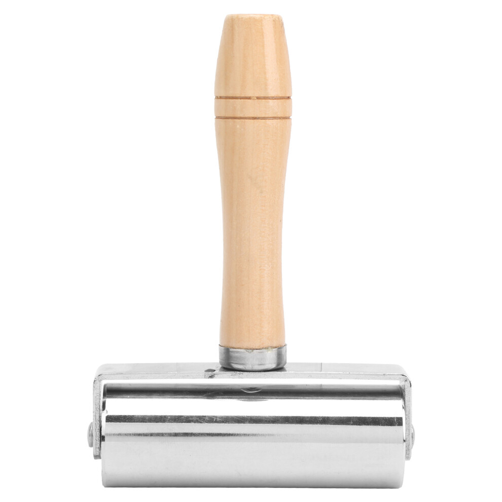 Leather Press Edge Roller Leather Glue Laminating Tool For Smooth Bonding Seam Roller For Leather Edge Creaser And Smoother Platen Tool With Wooden 9358999964638