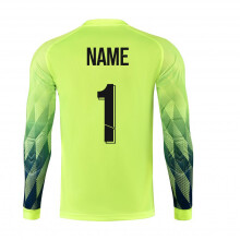 (Green Custom Shirt, M Height 160-165CM) Men Kid Soccer Shirt Goalkeeper Uniform Long Sleeve Football Training Soccer Jersey Pant Soccer Short