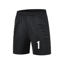 (Shorts NO.1, XS Height 140-150CM) Men Kid Soccer Shirt Goalkeeper Uniform Long Sleeve Football Training Soccer Jersey Pant Soccer Short