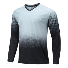 (Blank White 1 Shirt, XL Height 170-175CM) Men Football Goalkeeper's Uniform , Athletes Soccer Goalie Shirt