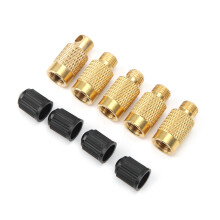 Offroad 4-in-1 Tire Deflator Valves with Keychain Ideal for Pressure