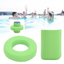 Green Neoprene Can Sleeve 330ml Floating Drink Holder for Pools