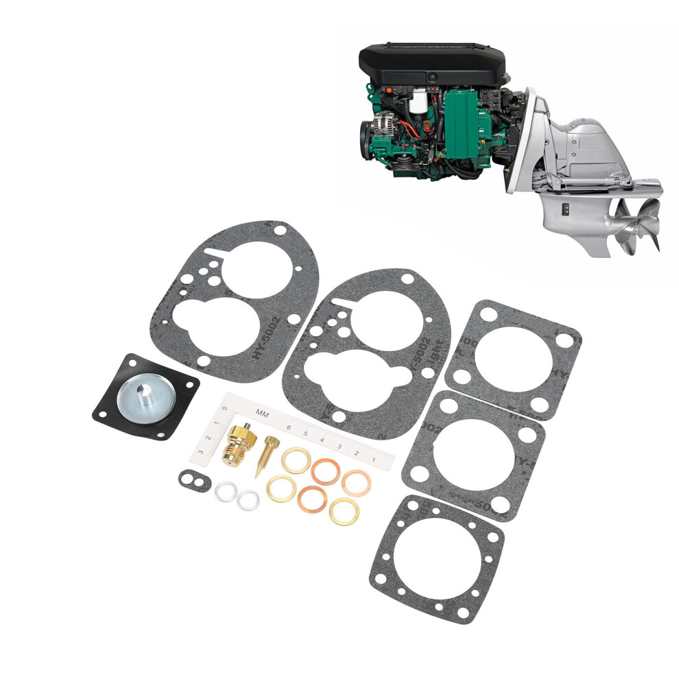 18Pcs High Performance Carburetor Rebuild Kit For 4 Cylinder Engines 4641375488091