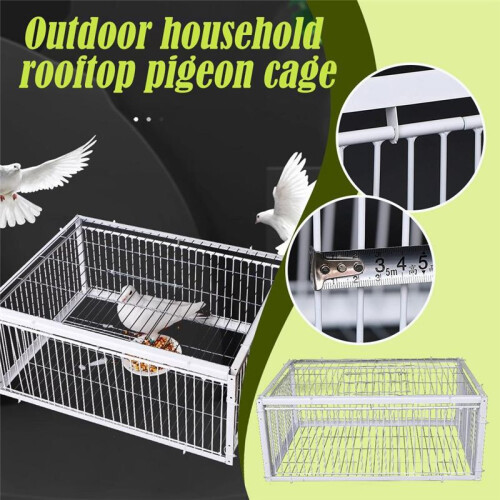Trampa automática para pájaros, jaula para pájaros, solo entrada, sin salida, engrosada, encriptada, automática, para palomas 2