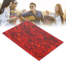 Rotes PVC Zelluloid Pickup-Abdeckung für E-Bass 20x25cm