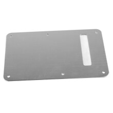 Aluminium-Gitarrenvorderseite aus Silber für E-Gitarre Rückenabdeckung