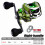 Left Hand Baitcasting Reel 18+1 BB with Quick Release Plate 7.2:1 Ratio 6