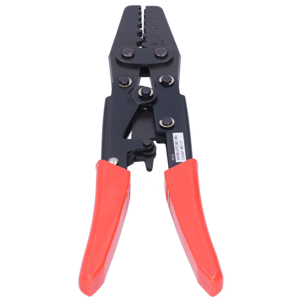 Hs-6L Ratchet Crimping Pliers 0.5-6Mmâ², High Carbon Steel Tool 7601379195071