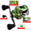 Left Hand Baitcasting Reel 18+1 BB with Quick Release Plate 7.2:1 Ratio 4