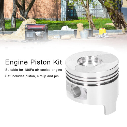 Alloy Piston Kit for 186FA Gasoline Generator 86mm 78mm 2