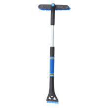 Telescopic Car Snow Brush and Ice Scraper with Ergonomic Handle for Winter Vehicle Cleaning