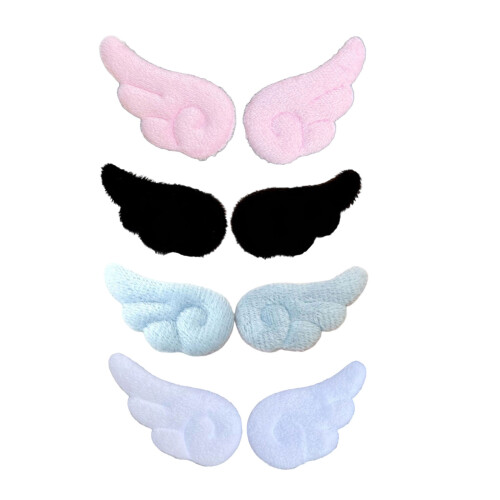 Sturdy Farbic Angel Wing Pin Decorative Accessory for-Pink 1