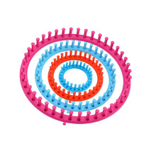 1 or 2 Set Knitting Frame Round Rectangular-Round woven frame