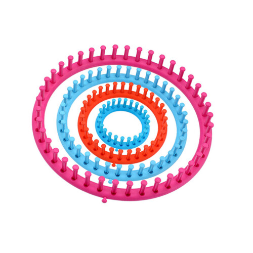 1 or 2 Set Knitting Frame Round Rectangular-Round woven frame