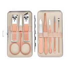 Set per manicure professionale con strumenti di precisione in acciaio inossidabile, kit per pedicure multifunzionali per una cura completa, set per