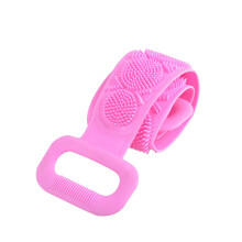 Escova de costas de silicone com design de dupla face, macia e confortável, fácil de usar, melhora a circulação sanguínea, higiênica, durável,