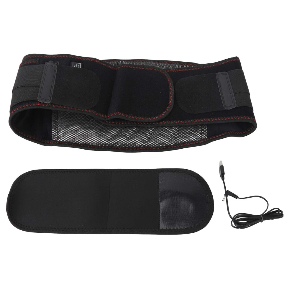 Smart Heated Waist Wrap For Abdominal Support, Multi-Level Warmth Therapy With Far Infrared Technology Breathable USB Charging