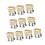 Lightweight Portable Leg   Clamps Secures-Transparent Yellow 1