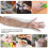 Μη τοξικά υγιεινά γάντια, παχιά, πολυαιθυλένιο, μίας χρήσης πλαστικά γάντια PE για 8