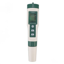Wasserdichter, stiftförmiger Hydroponik-Tester, digitaler 5-in-1-Wasserqualitätstester, Multifunktions-pH- und Salzgehaltsmesser,